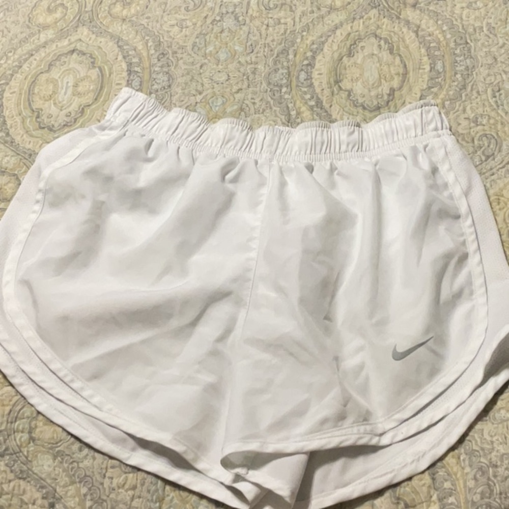 Nike Women's White Athletic Shorts